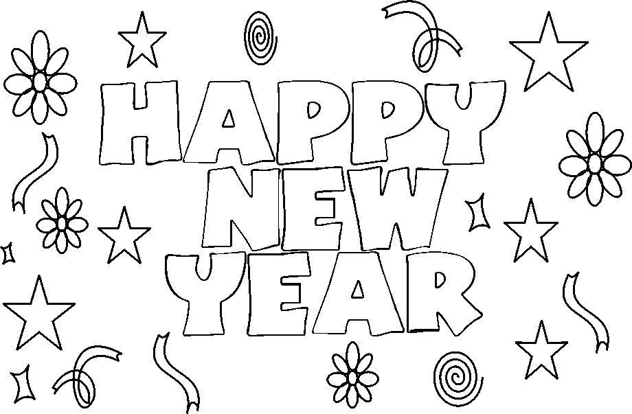 920x603 New Years Coloring Pages New Years Coloring Sheets New Years