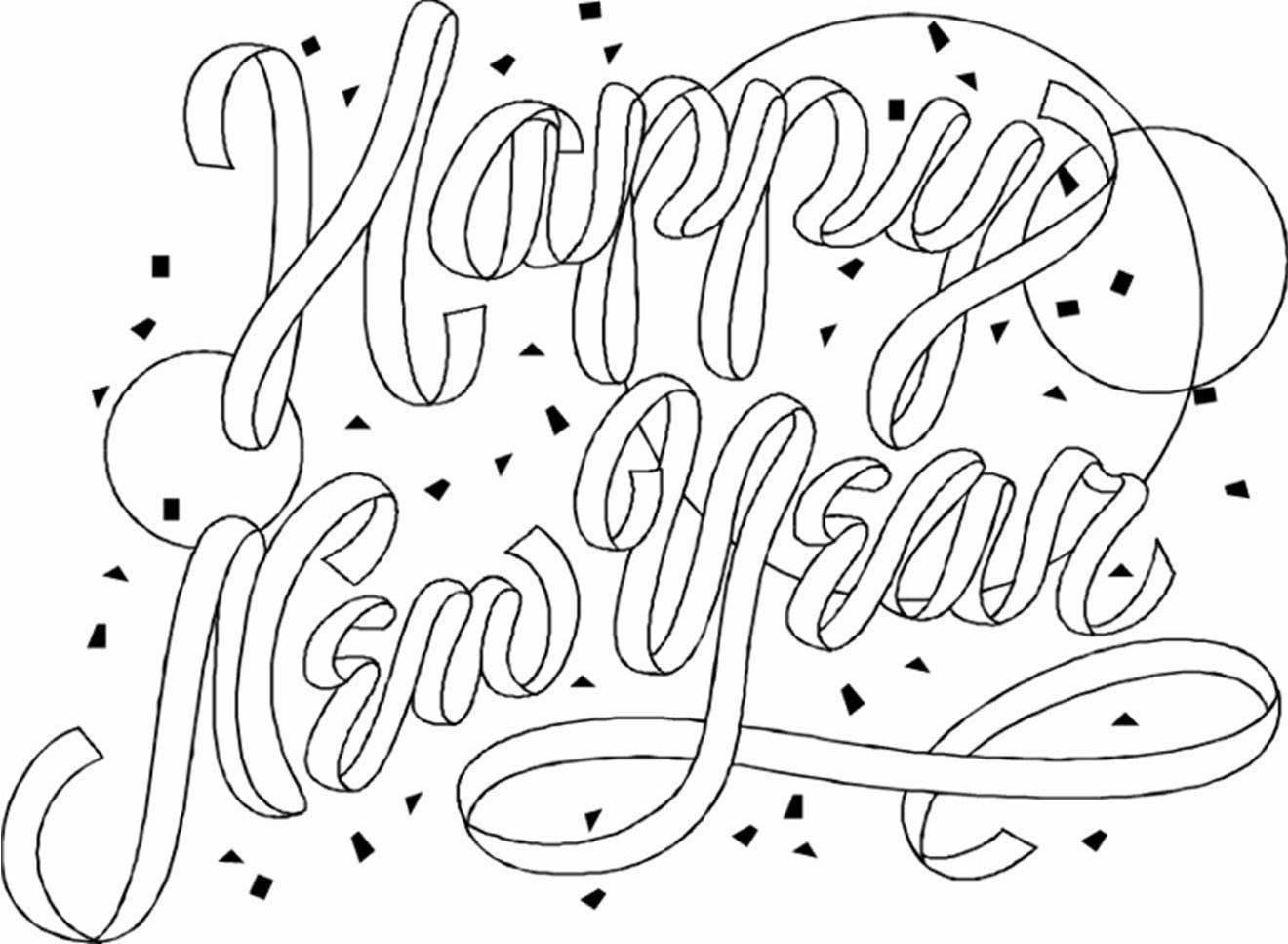 1320x967 Happy New Year Coloring Pages Fresh Happy New Year Printable