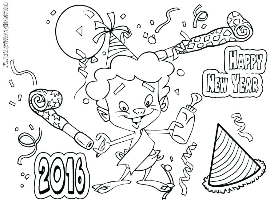 878x659 New Years Printable Coloring Pages Year Old Coloring Pages New