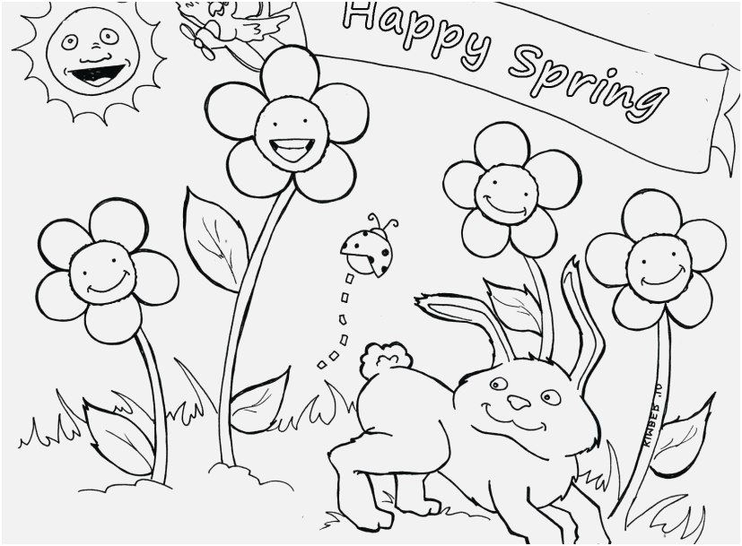 827x609 The Ideal Concept Springtime Coloring Pages Information