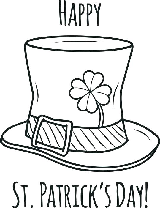 539x700 St Patricks Day Coloring Pages St Coloring Page Free St Coloring