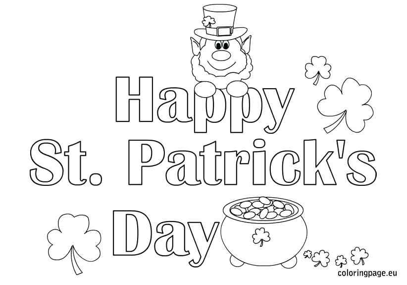 822x575 Extraordinary St Day Coloring Pages For Your Coloring