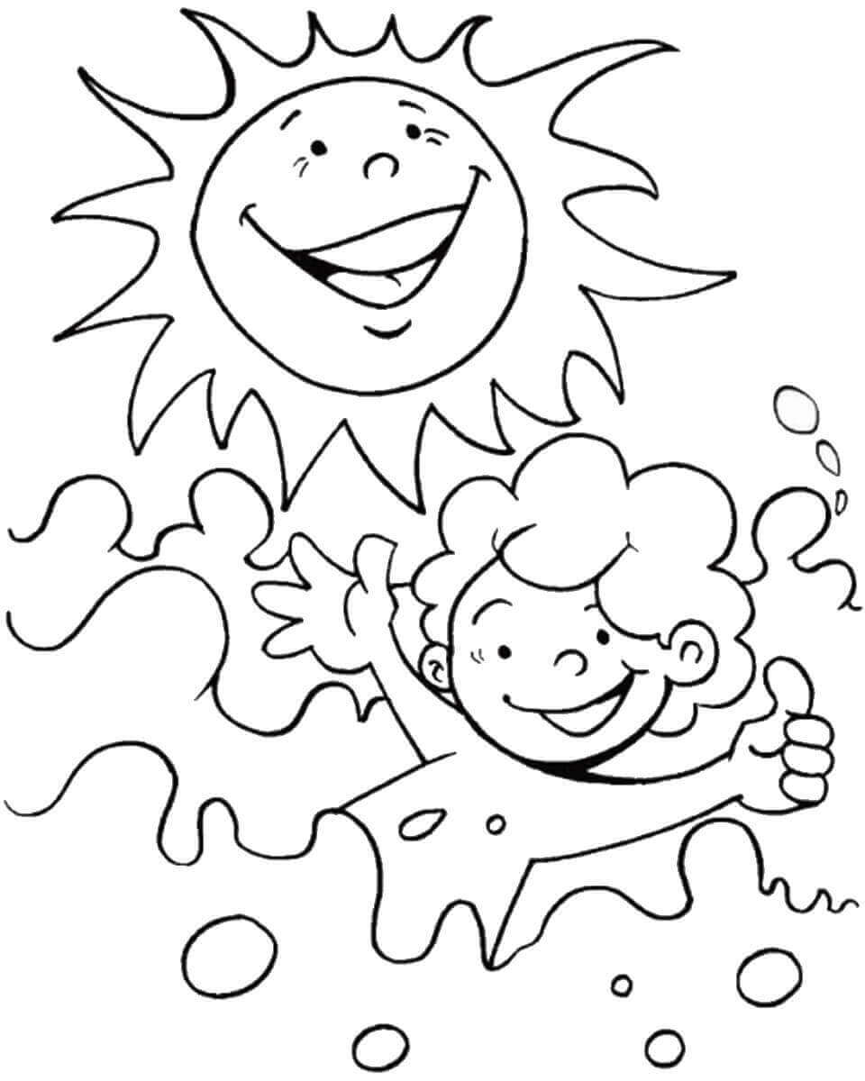 960x1200 Free Printable Summer Coloring Pages
