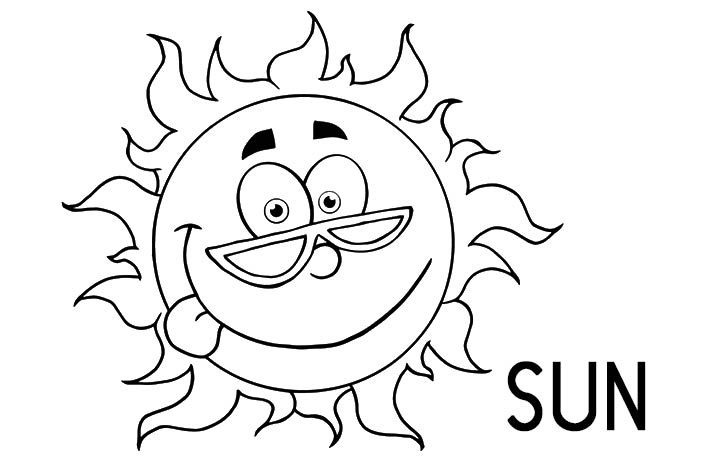 720x460 Happy Sun Coloring Pages Sun Happyface Coloring Pages Happy Sun