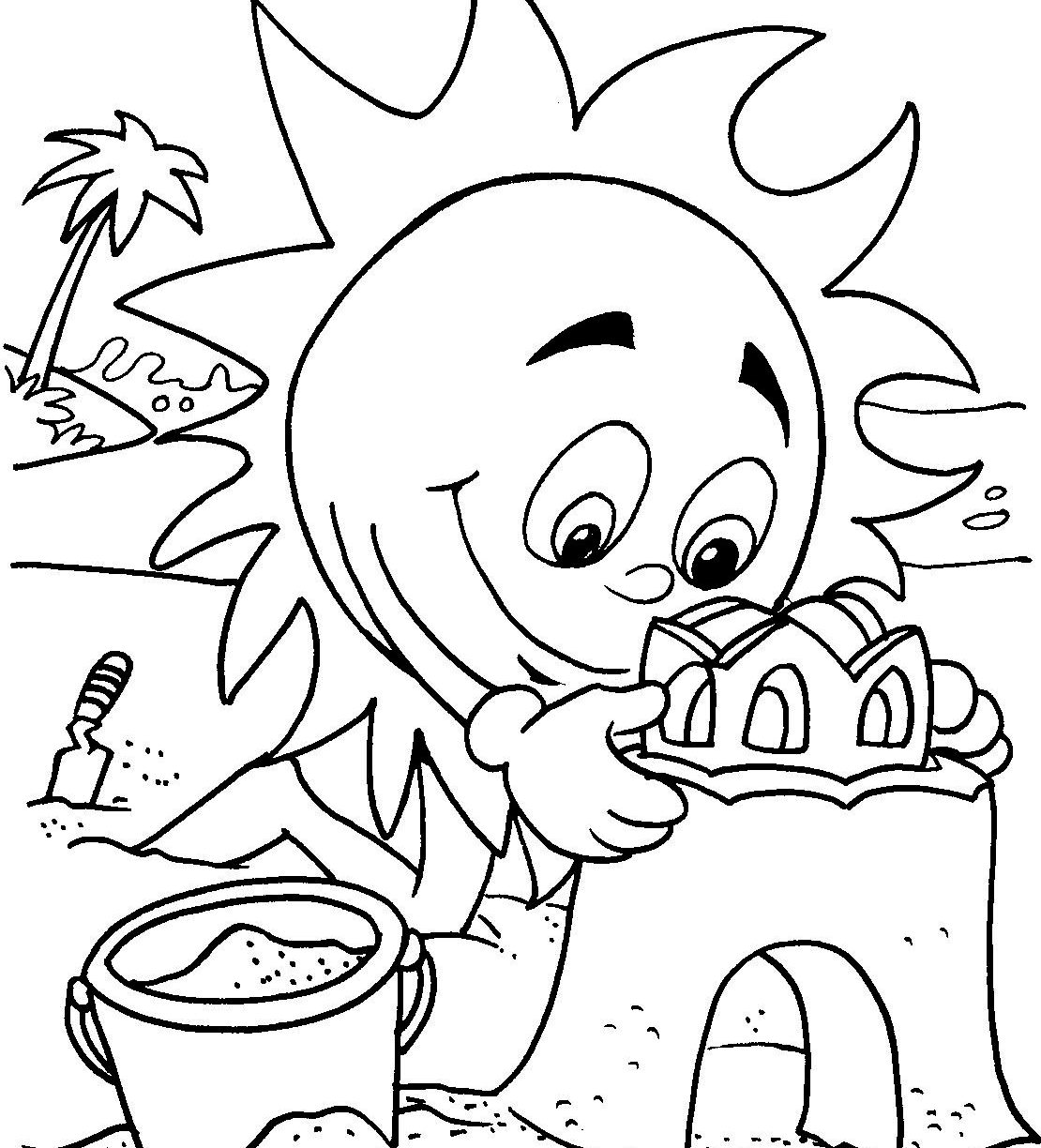 1110x1224 Summer Coloring Pages Printable Adult Themed For Adults