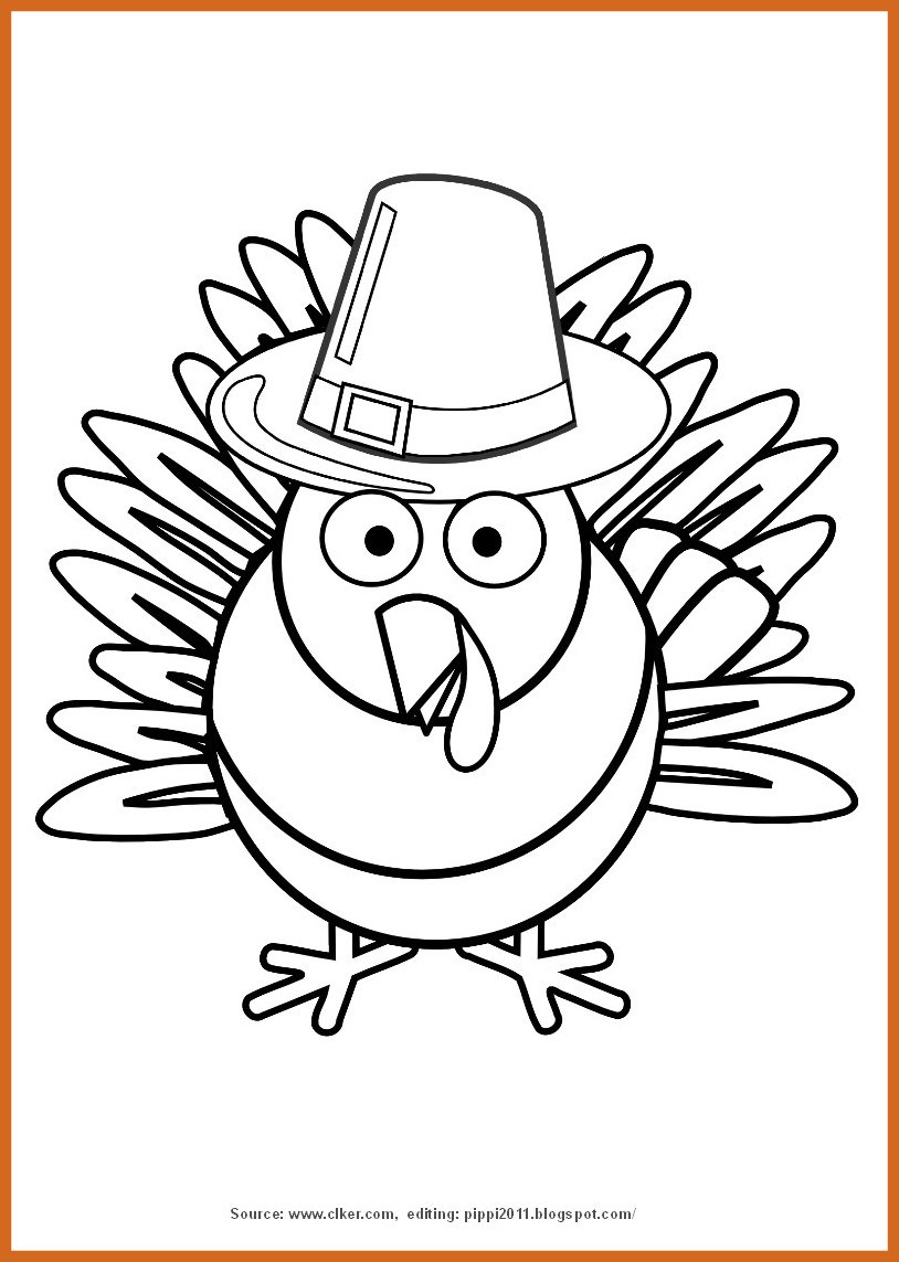 Happy Thanksgiving Coloring Pages For Kids at GetDrawings | Free download