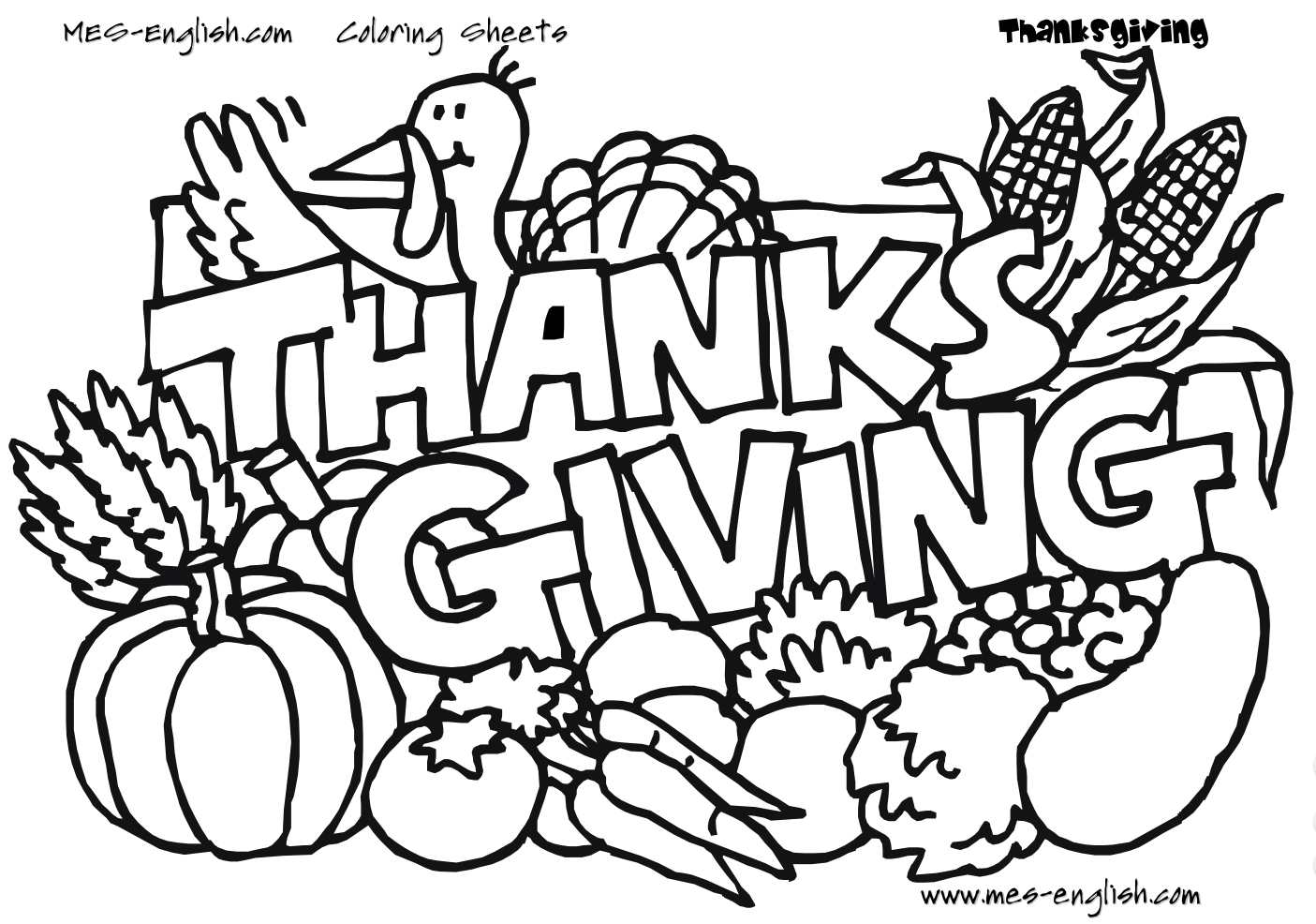 1405x986 Stunning Thanksgiving Coloring Sheet Preschool For Cure Hello