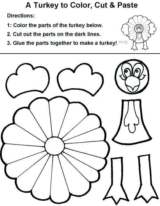 539x696 Free Printable Thanksgiving Coloring Pages For Preschoolers