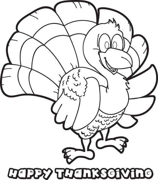 617x700 Thanksgiving Turkey Coloring Pictures Coloring Page