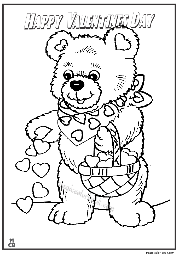 685x975 Happy Valentines Day Coloring Pages