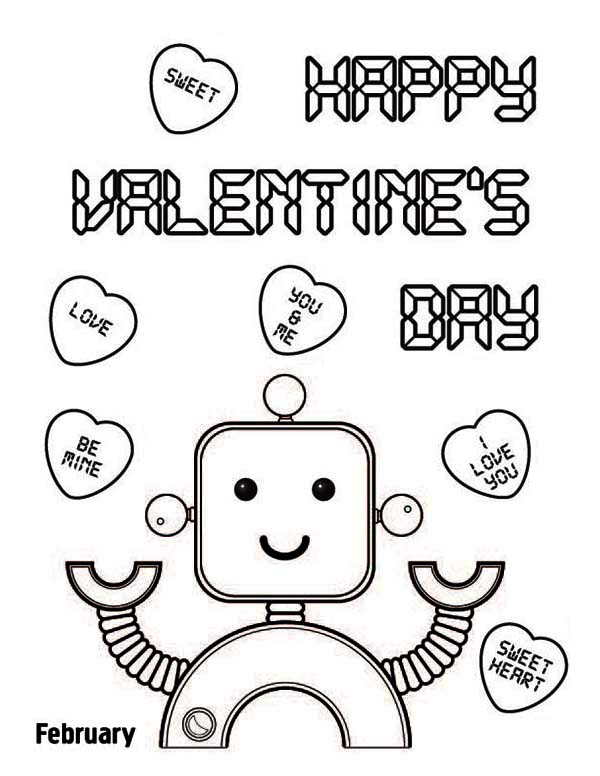 600x776 Happy Valentines Day Coloring Pages Digital Art Gallery Happy