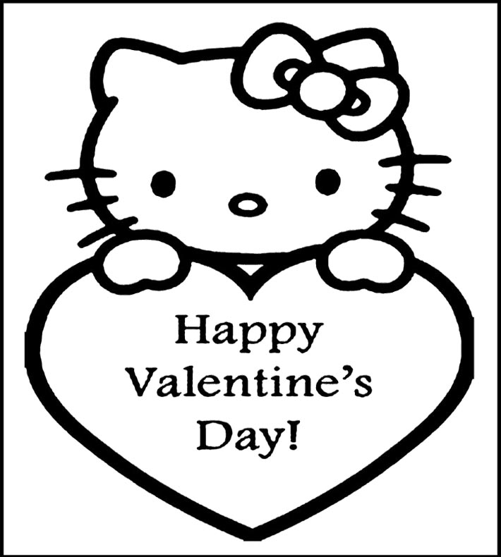 710x790 Valentines Day Printables For Kids Coloring Pages Valentines Day
