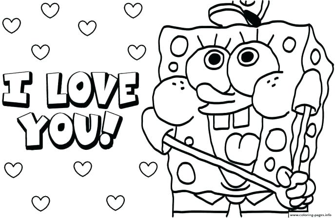 687x448 Printable Valentine Coloring Pages Valentines Printable Valentine