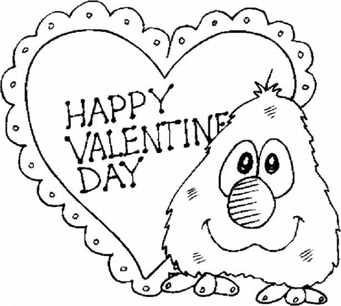 666x598 Free Valentines Day Coloring Pages Free Printable Valentines Day