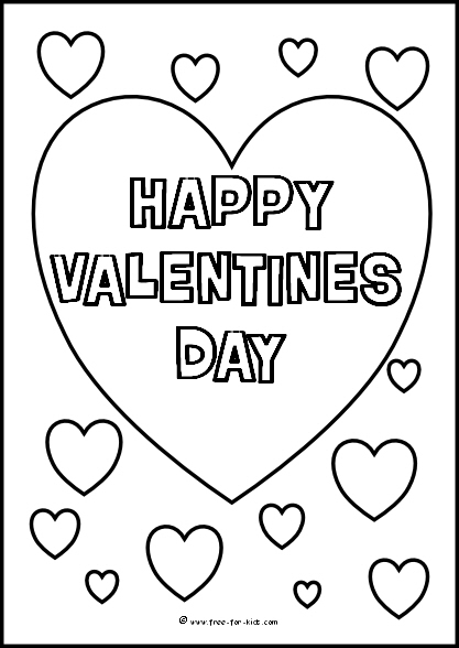 417x588 Valentines Day Colouring Sheets