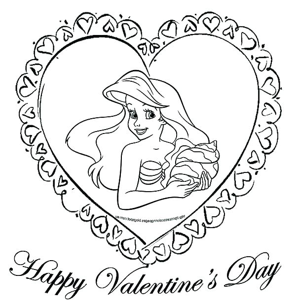 600x617 Happy Valentines Day Coloring Pages Valentines Day Coloring Pages