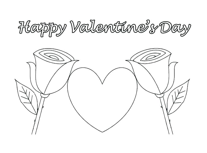 863x640 Happy Valentines Day Coloring Valentines Day Coloring Pages
