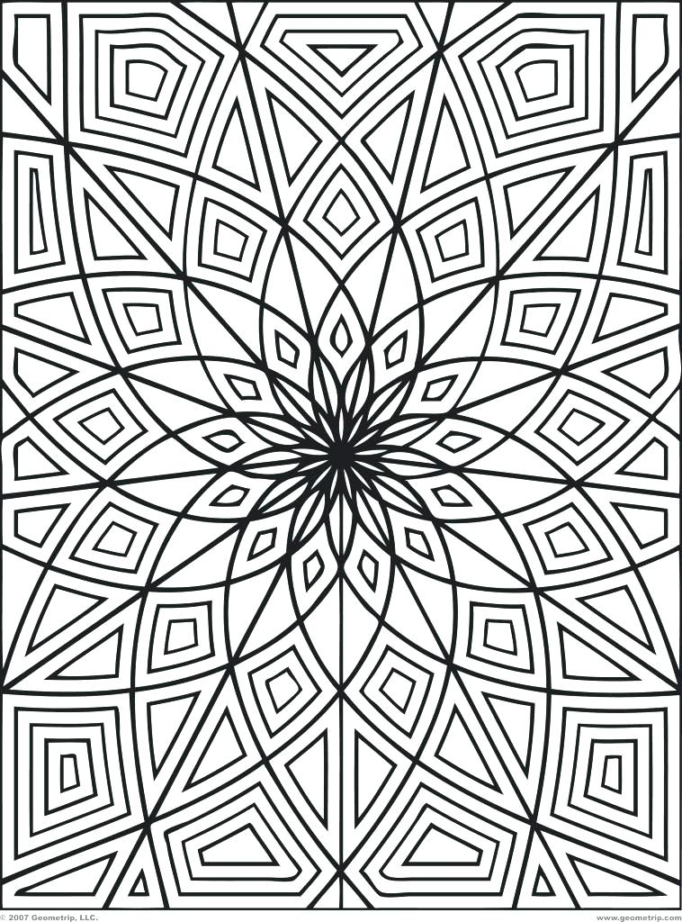 758x1024 Abstract Coloring Pages Printable Hard Abstract Coloring Pages