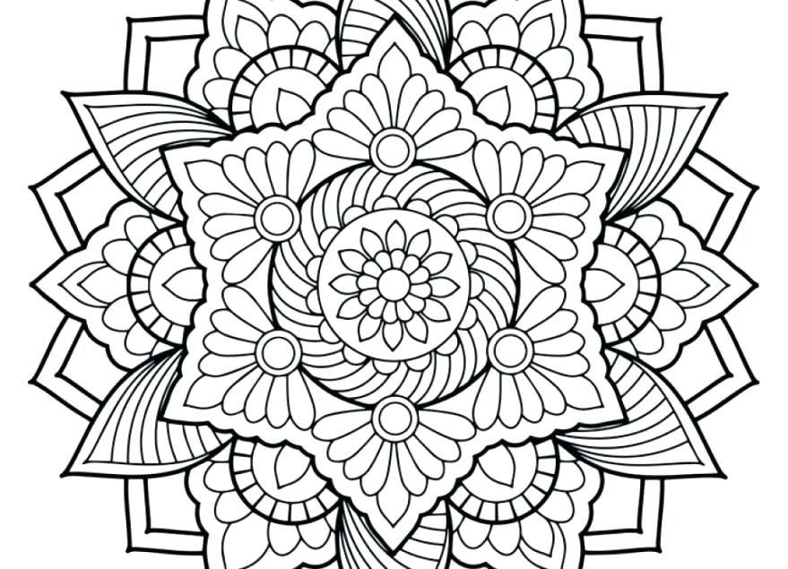 879x635 Free Printable Hard Abstract Coloring Pages Abstract Color Pages