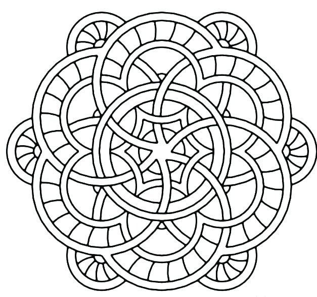 627x587 Free Printable Hard Abstract Coloring Pages Printable Coloring