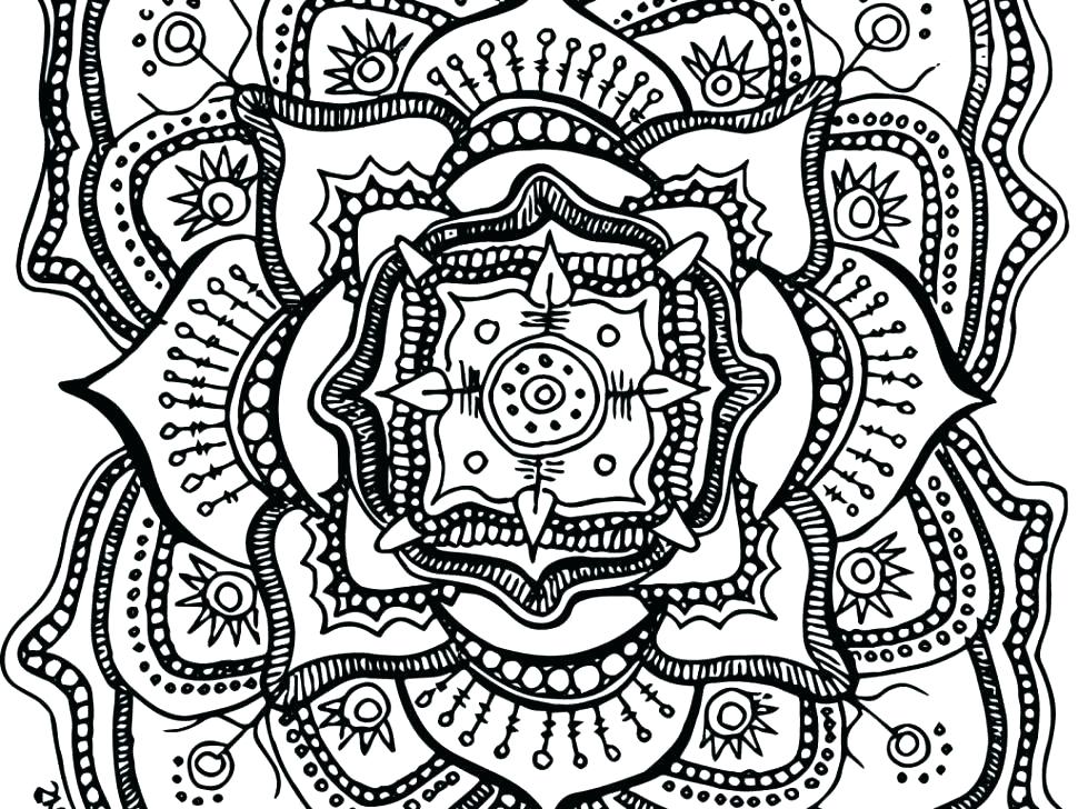970x728 Coloring Pages For Adults Abstract