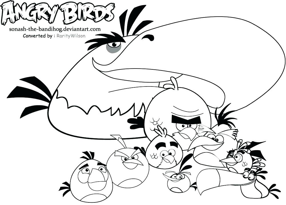 1000x718 Bird Coloring Pages Printable