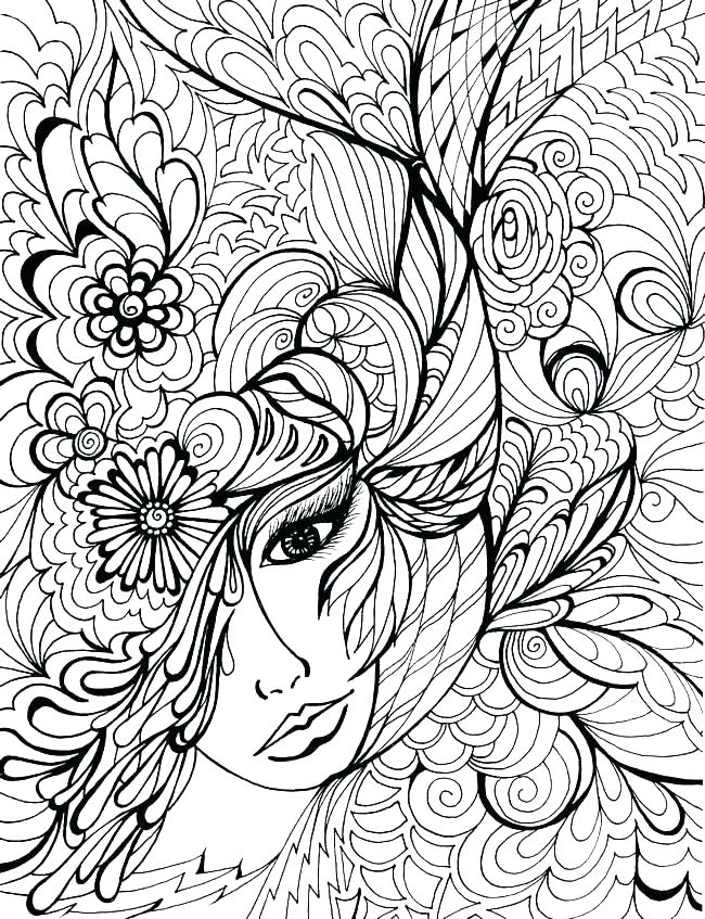 650x847 Free Printable Difficult Coloring Pages Coloring Pictures