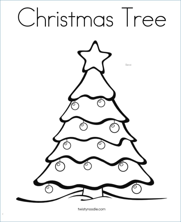 698x855 Hard Christmas Tree Coloring Pages
