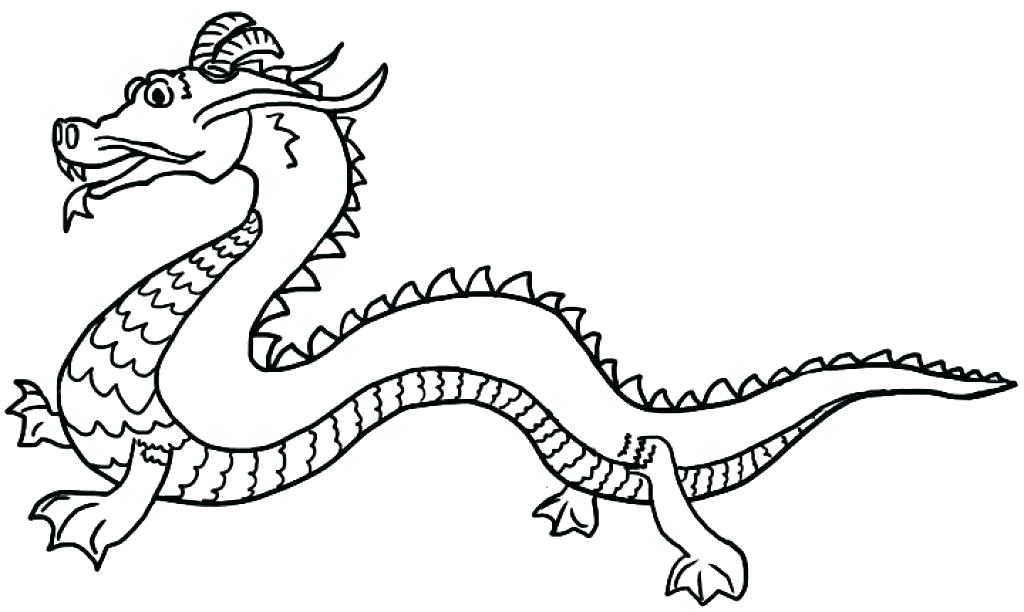 1024x612 Dragon Coloring Pages Dragon Coloring Pages Hard Dragon Coloring