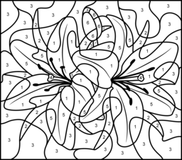 256x226 Flowers Coloring Online