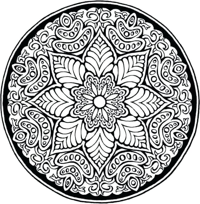 650x662 Very Hard Coloring Pages