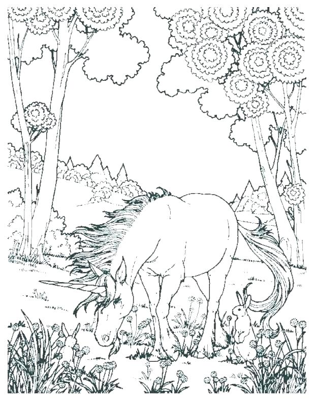 618x789 Printable Hard Coloring Pages Hard Coloring Page Unicorn Mandala