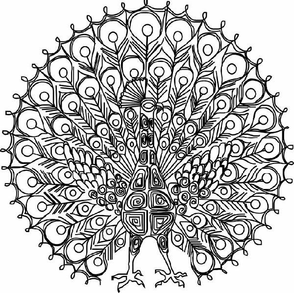 600x597 Hard Coloring Pages That You Can Print