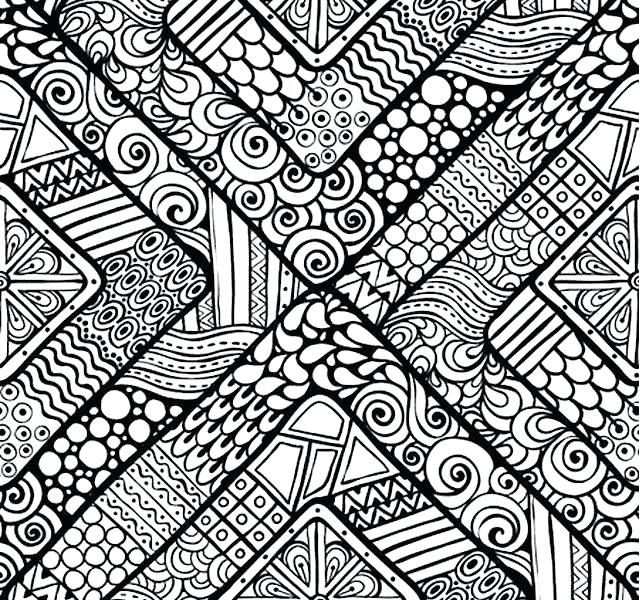 640x600 Coloring Pages With Designs Patterns Coloring Pages Coloring