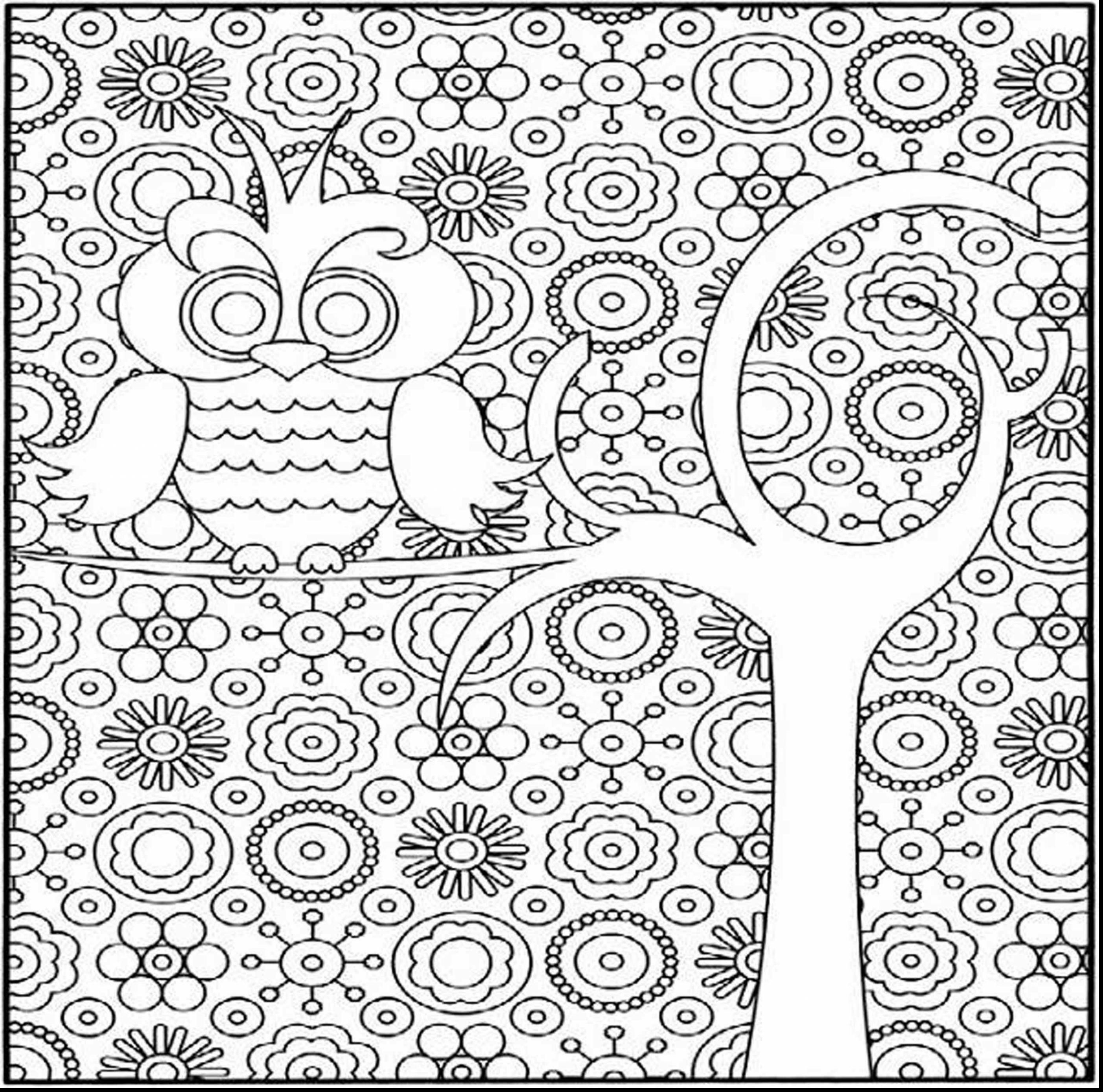 2805x2777 Unbelievable Flower Pattern Coloring Page With Hard Coloring Pages