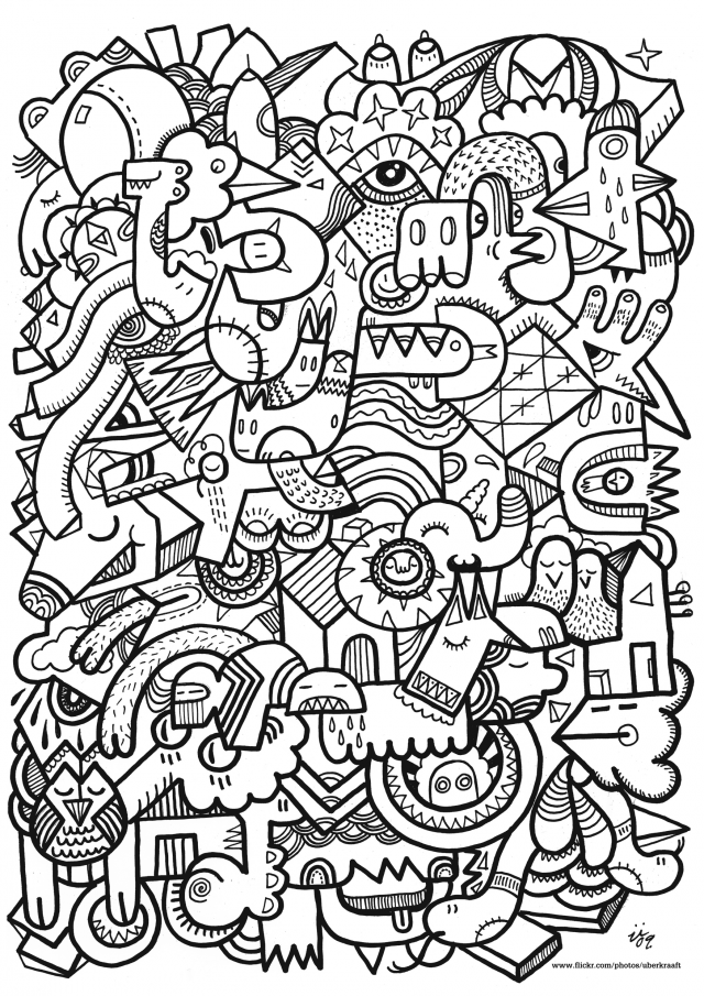 640x905 Coloring Pages For Adults Printable Hard To Color