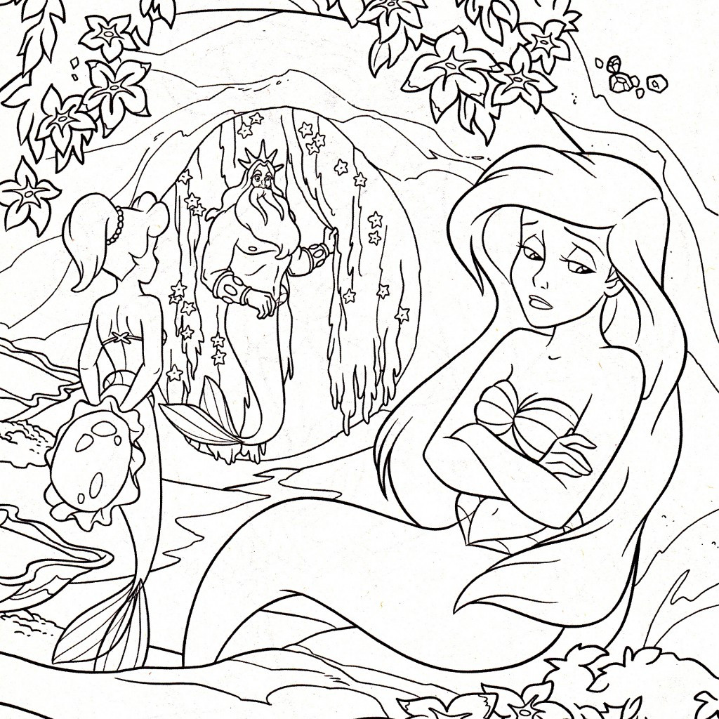 1024x1024 Hard Disney Coloring Pages
