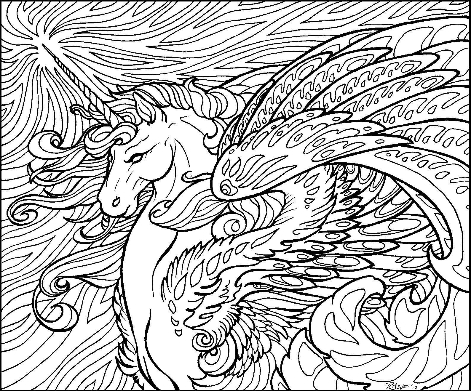 1589x1320 Hard Dragon Coloring Pages Printable Coloring For Kids