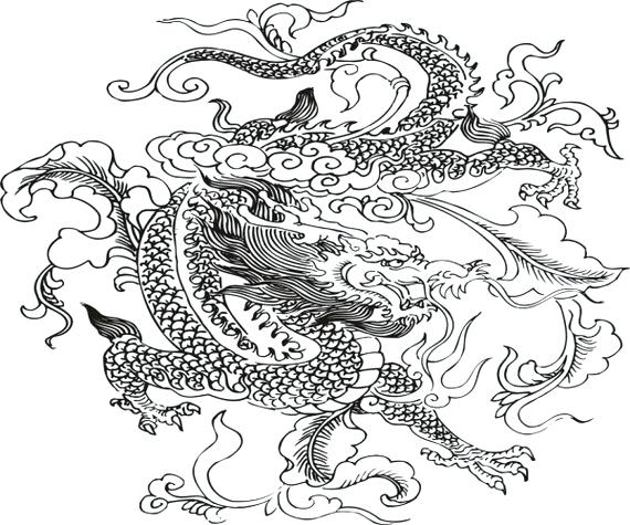 570x475 Dragon Coloring Page Dragon Boat Festival Coloring Pages Dragon