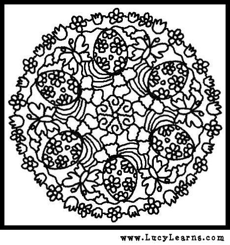 468x499 Free Mandala Coloring Pages For Kids