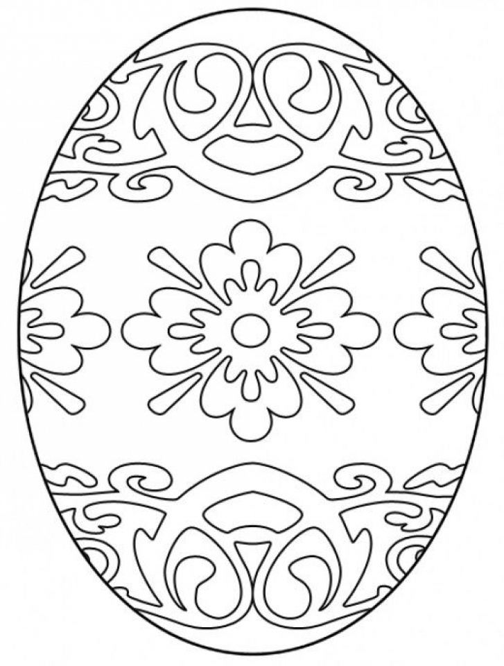 727x960 Get This Easter Egg Hard Coloring Pages For Adults !