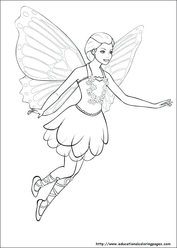 567x794 Fairy Coloring Page Barbie Fairy Coloring Page Pic Hard Fairy