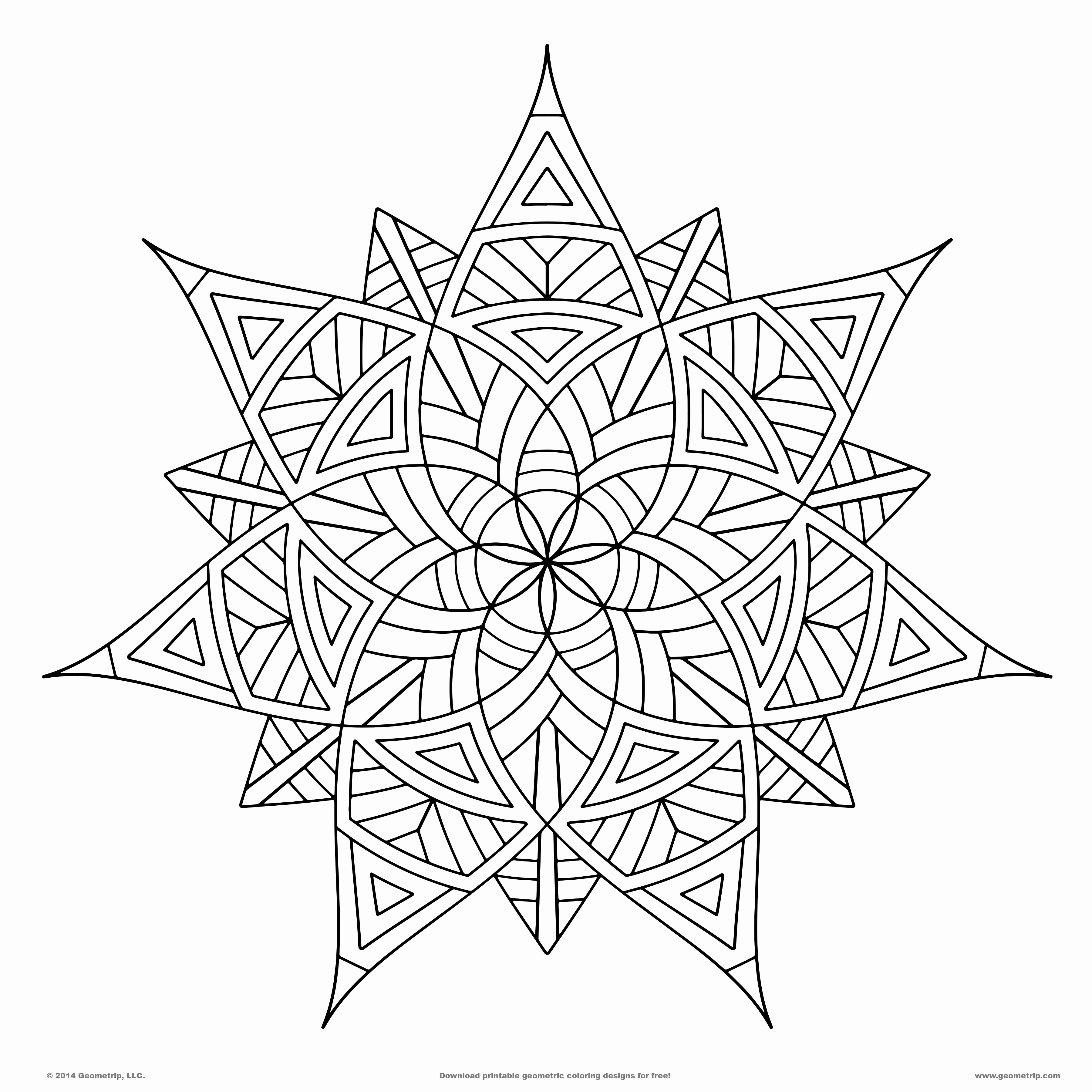3600x3600 Geometric Coloring Page With Wallpapers Desktop Hard Geometric