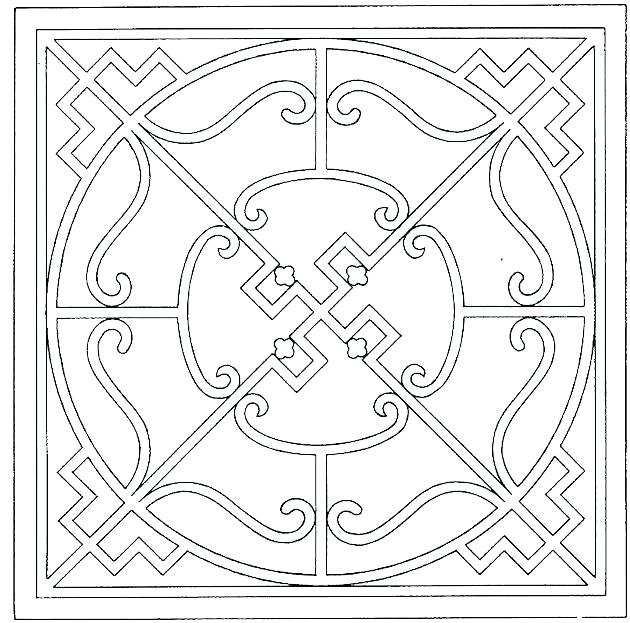 630x623 Printable Sacred Geometry Coloring Pages Images Of Printable Hard