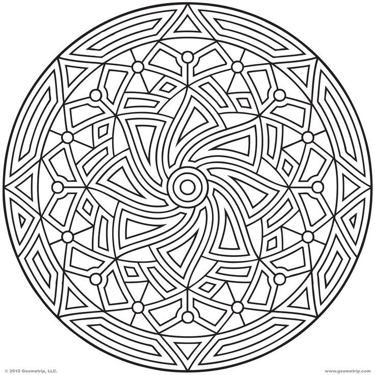 736x736 Images Of Printable Hard Geometric Coloring Pages Free And Craft
