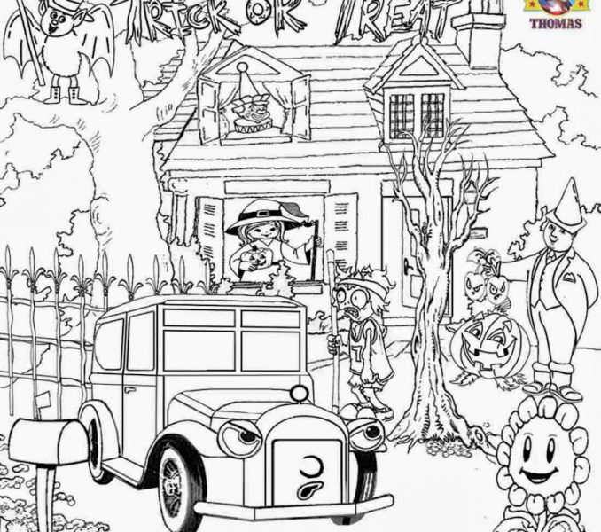 678x600 Difficult Halloween Coloring Pages Hard Halloween Coloring Pages