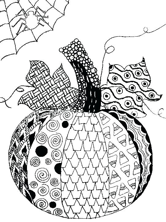 541x722 Halloween Coloring Pages Adults
