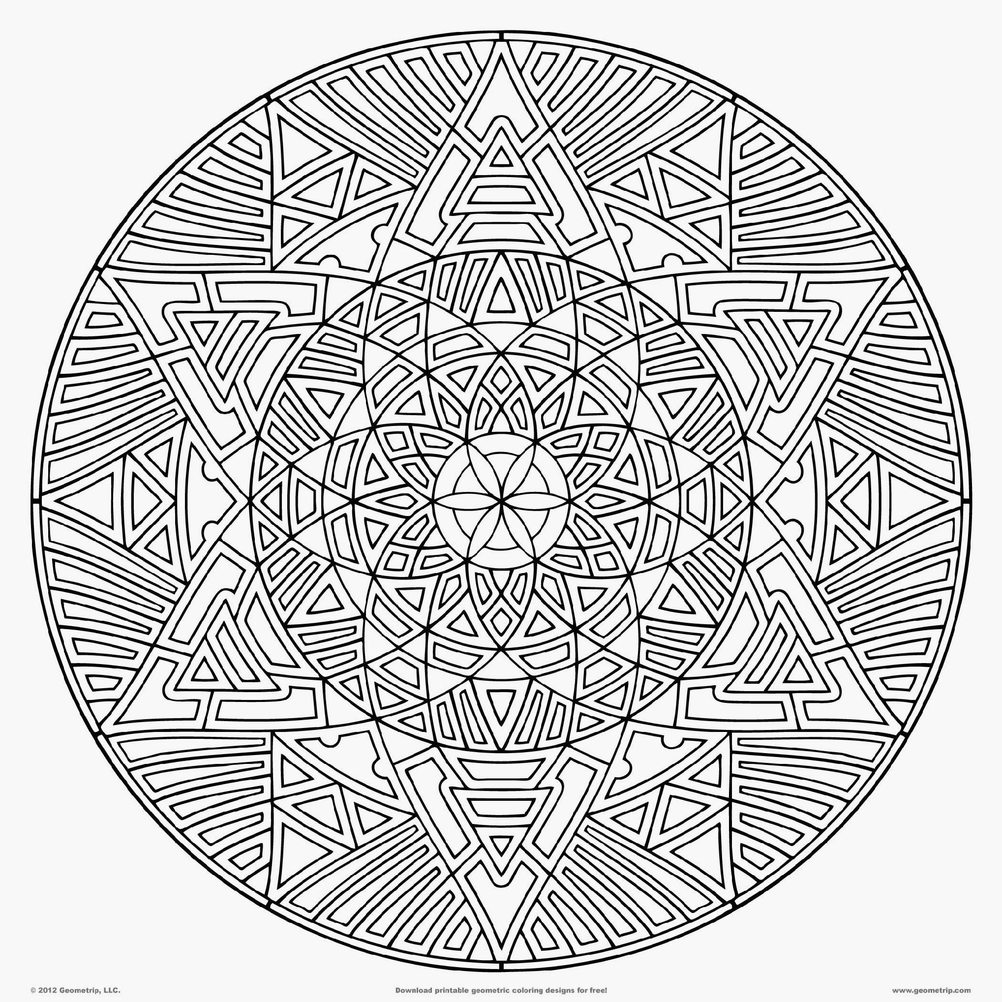2037x2037 Really Hard Mandala Coloring Pages