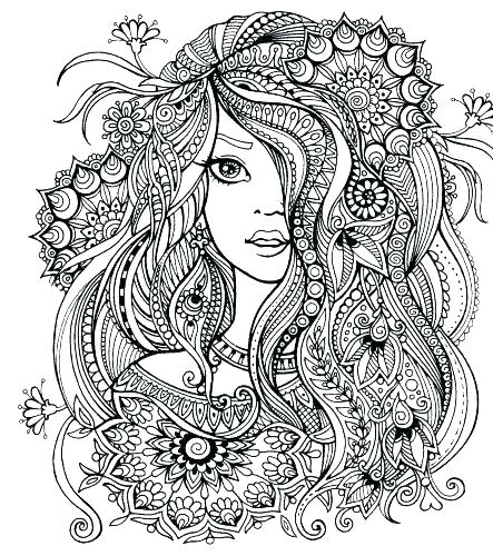 443x500 Really Hard Mandala Coloring Pages Kids Coloring Mandala Coloring