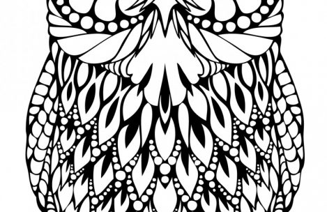 469x304 Hard Owl Coloring Pages Just Colorings